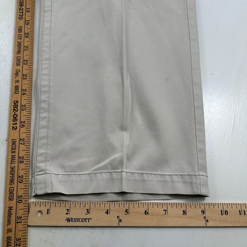 Tommy Bahama Mens TBC Relax Chinos‎ Pants 40x30 Tan Cream 100% Cotton Distressed